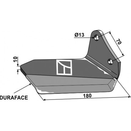 Крыло правое - Delta Flex -DURAFACE