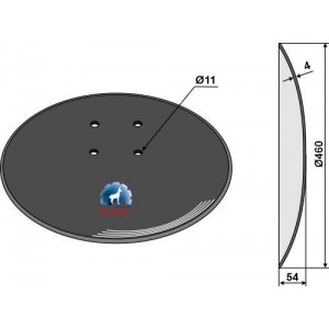Диск гладкий 460х4 мм