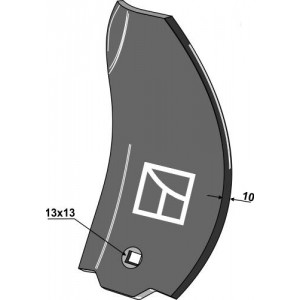 Дефлектор-ограничитель - левый