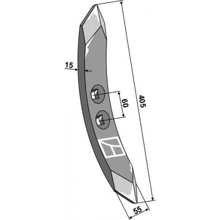 Долото оборотное