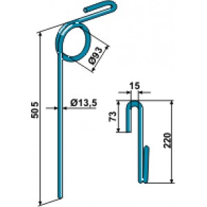 Зуб сетчатой бороны