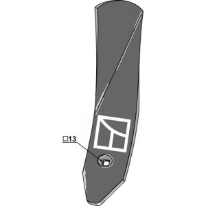 Дефлектор левый