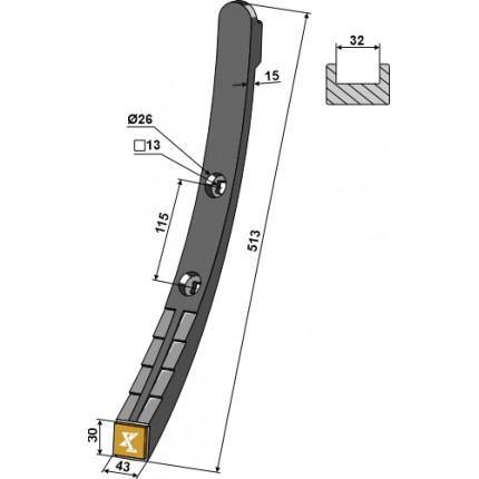 Узкая лапа - Карбид