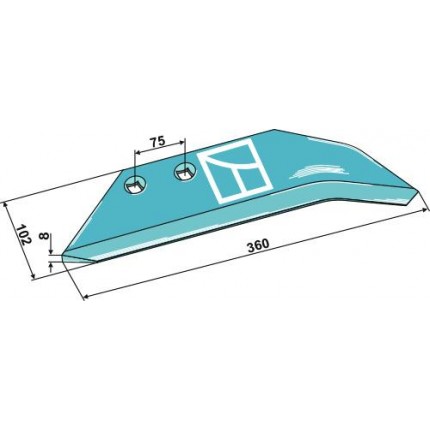 Крыло левое