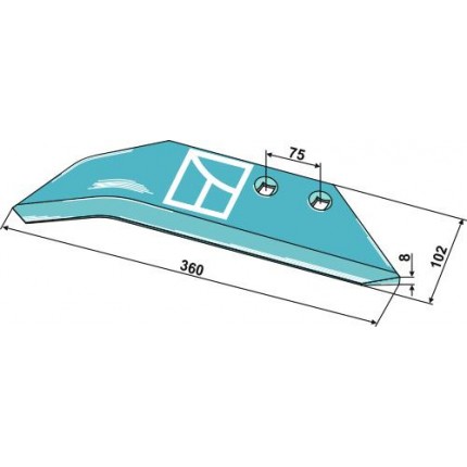 Крыло правое