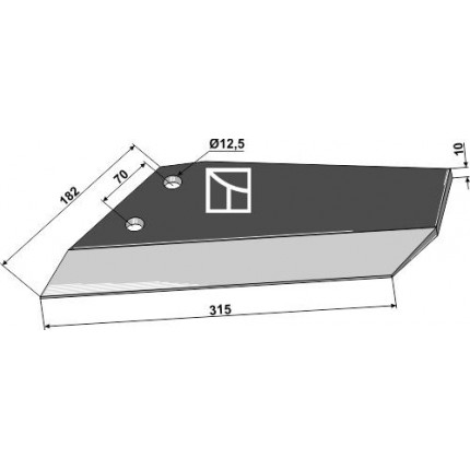 Запасное крыло левое
