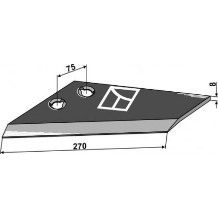 Крыло левое