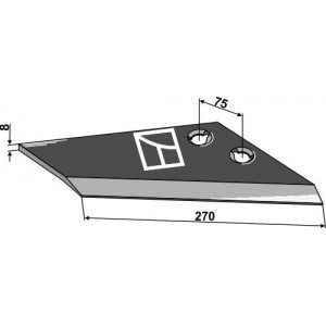 Крыло правое