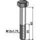 Шестигранный болт M12 без гайки