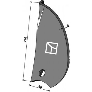 дефлектор-ограничитель правый