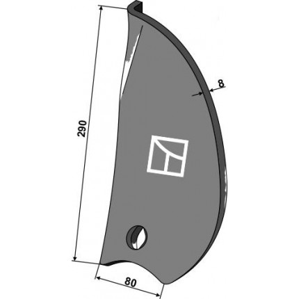 дефлектор-ограничитель правый