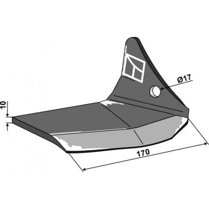Стрельчатая лапа - правая