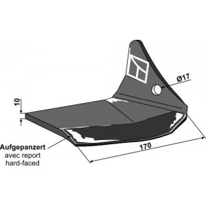 Крыло правое с наплавом