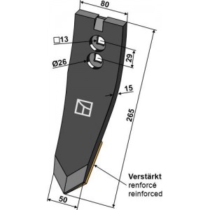 Наконечник лапы - усиленный