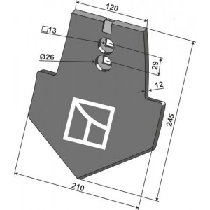 Долото 210 мм
