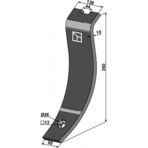 Дефлектор 360xx120x80мм