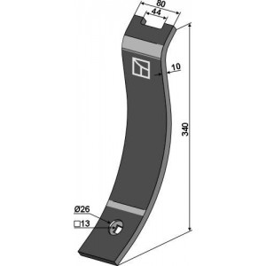 Дефлектор 340x80мм