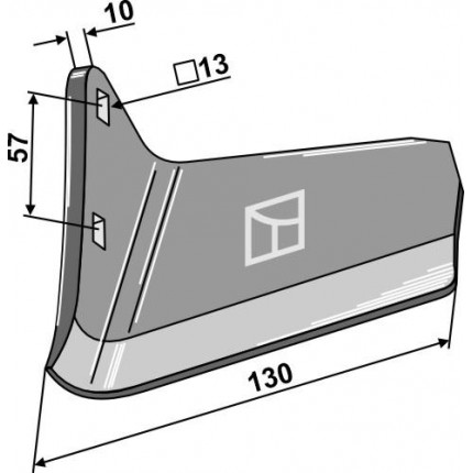 Крыло левое