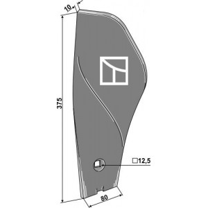 Дефлектор ограничитель правый