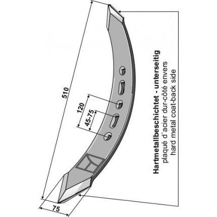Скрученная лапа - левая