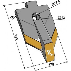 Наконечник лапы