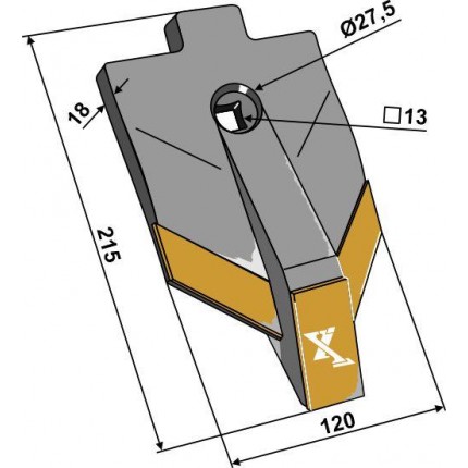 Наконечник лапы