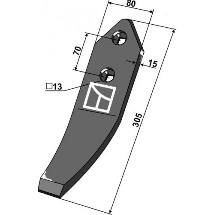 Наконечник лапы