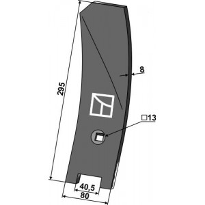 дефлектор-ограничитель правый