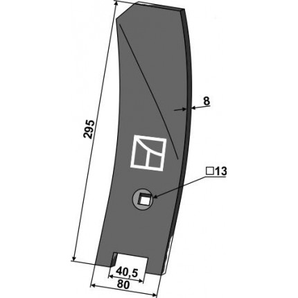 дефлектор-ограничитель правый