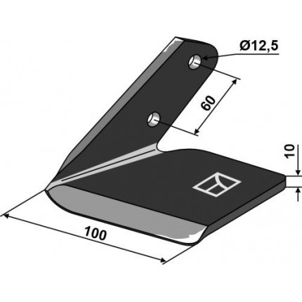 Крыло лапы левое