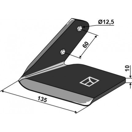 Крыло лапы левое