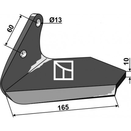 Крыло лапы левое
