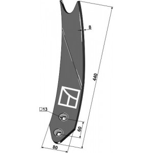 дефлектор левый