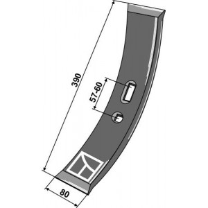 Передний лемех