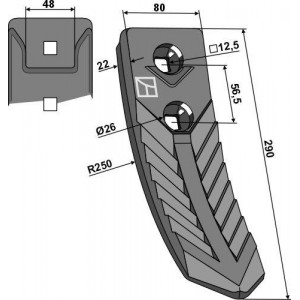 Наконечник лапы