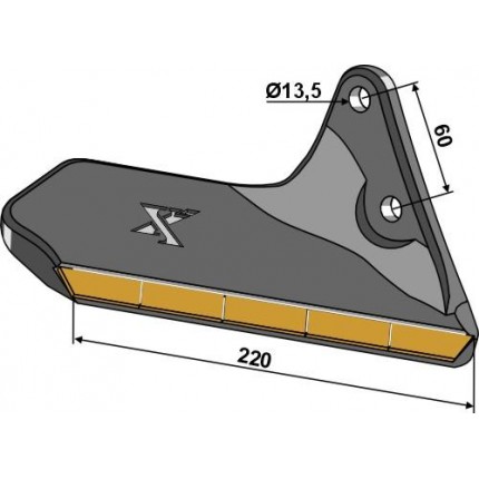 Крыло лапы - Карбид - правое