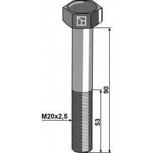 Срезной болт М20 без гайки