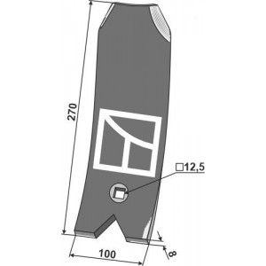 Дефлектор 270мм