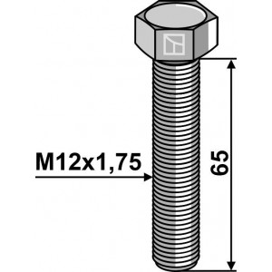 Шестигранный болт M12 без гайки