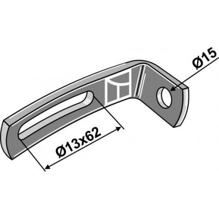 Крепление левый