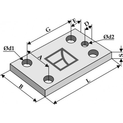Пластина 130x10x10