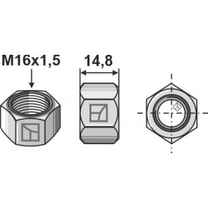 Гайка M16x1,5