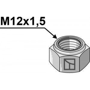 Стопорная гайка М12 8.8
