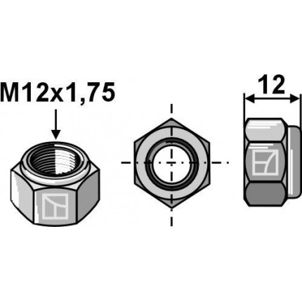 Стопорная гайка M12x1,5