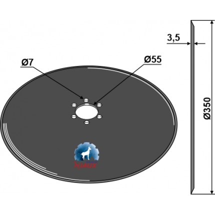 Дисковый сошник