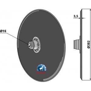 Высевающий диск Ø382x3,5 в сборе с подшипником