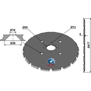 Высевающий диск Ø477x6