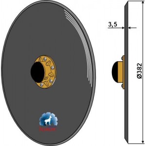 Высевающий диск Ø382x3,5 в сборе