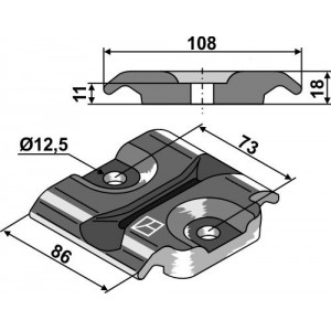 Пластина для крепления