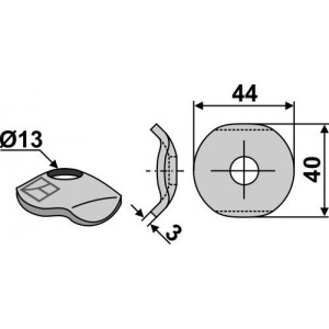 Кронштейн предусм. для 10.HS-E1